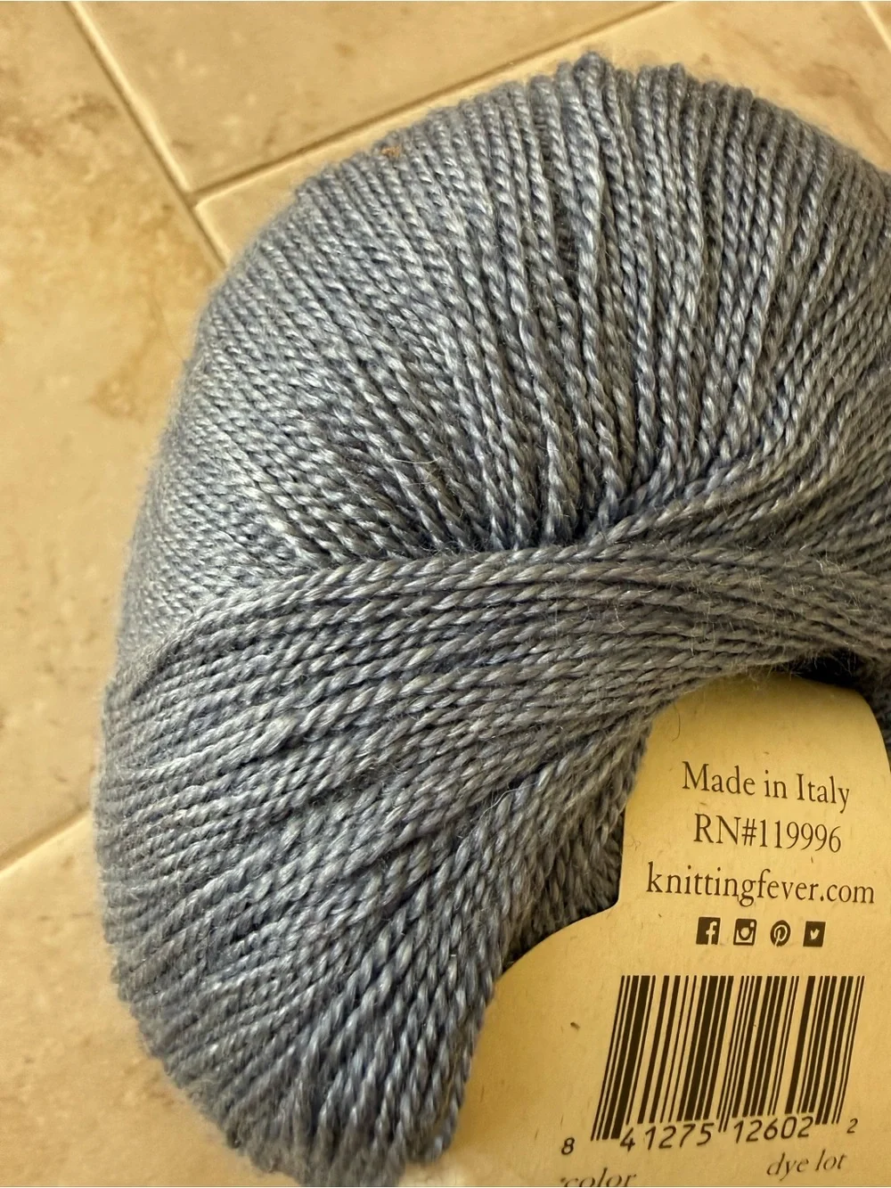 Juniper Moon Farm Merino Wool/Mulberry Silk Blend Yarn - Cornflower Color